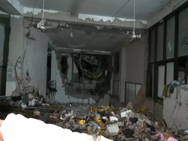 Imágenes del interior del hostal tras la tragedia. | Foto: Facebook.com/TimesofIndia