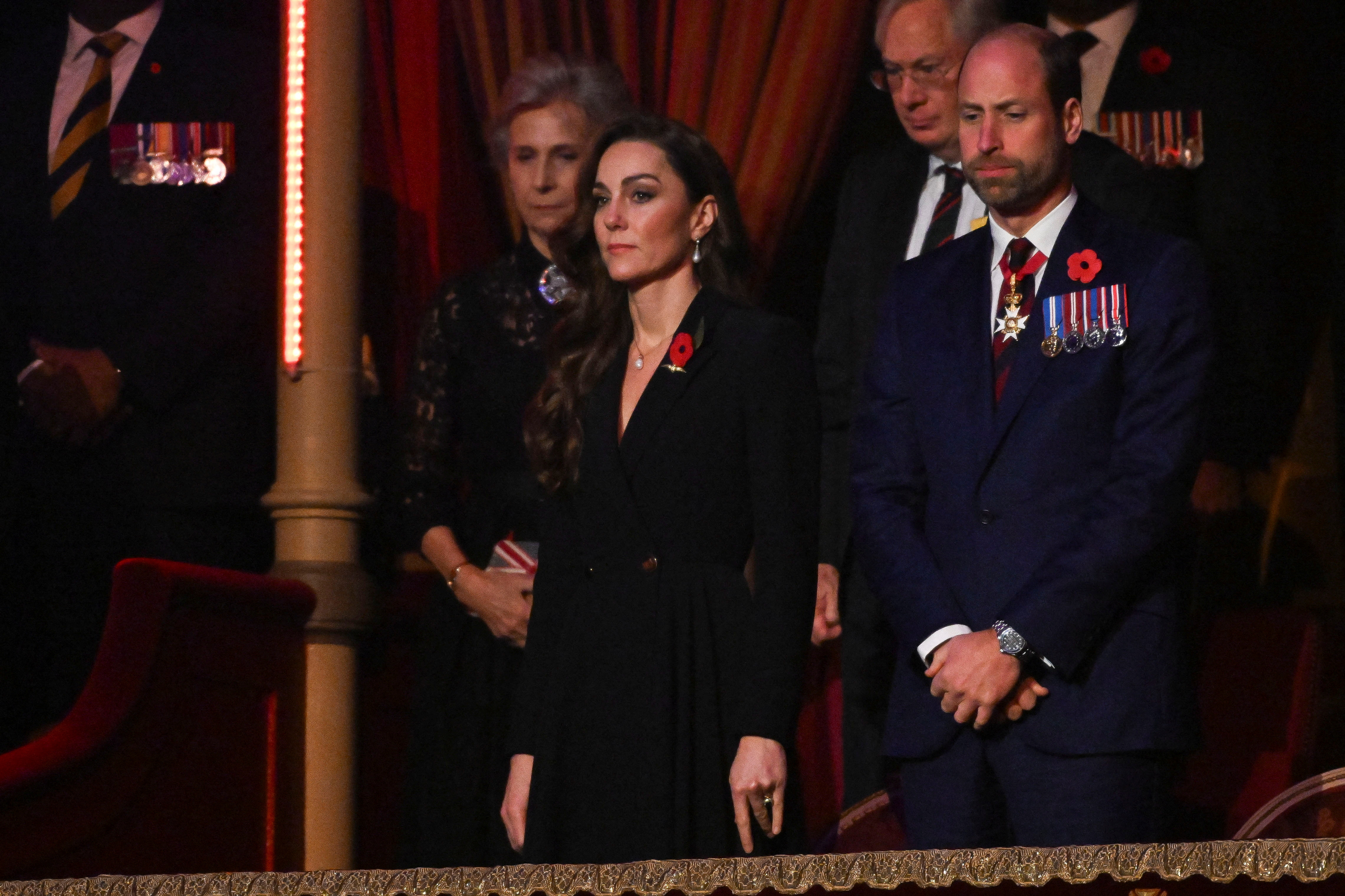 Catherine, princesa de Gales, y William, príncipe de Gales, asisten al Festival del Recuerdo de la Real Legión Británica en Londres, Inglaterra | Fuente: Getty Images