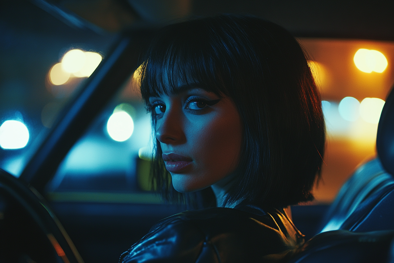 Una mujer en un automóvil | Fuente: Midjourney