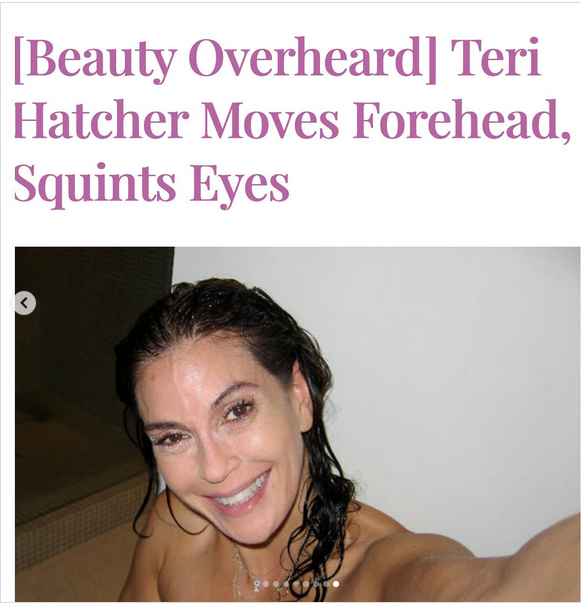 Fotos de Teri Hatcher de 2010, de un post del 5 de agosto de 2025 | Fuente: Instagram/officialterihatcher