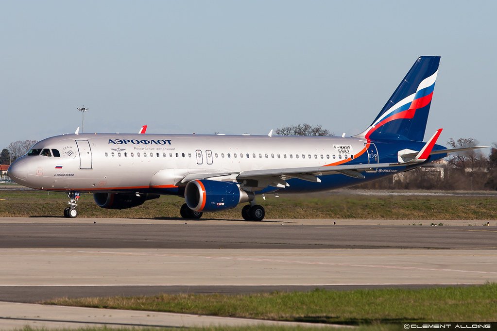 Aeronave de Aeroflot - Aerolínea rusa Airbus A320-214. | Imagen: Flickr