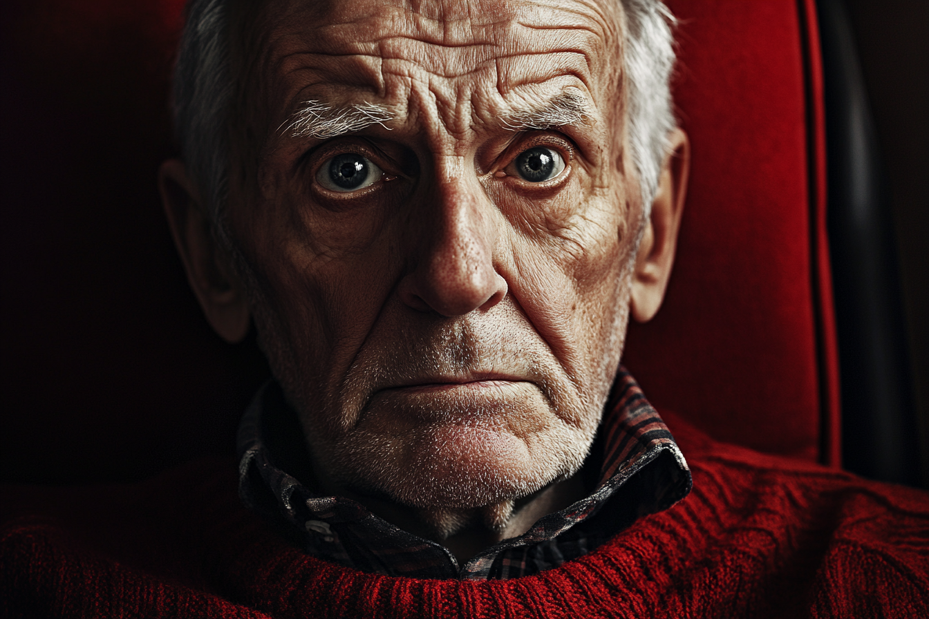 Un hombre angustiado | Fuente: Midjourney
