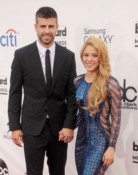La cantante Shakira y Gerard Piqué llegan a los Billboard Music Awards 2014 en el MGM Grand Garden Arena, el 18 de mayo de 2014 en Las Vegas, Nevada | Fuente: Getty Images