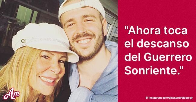 Ana Obregón comparte sentido mensaje tras regresar a casa del tratamiento del cáncer de su hijo