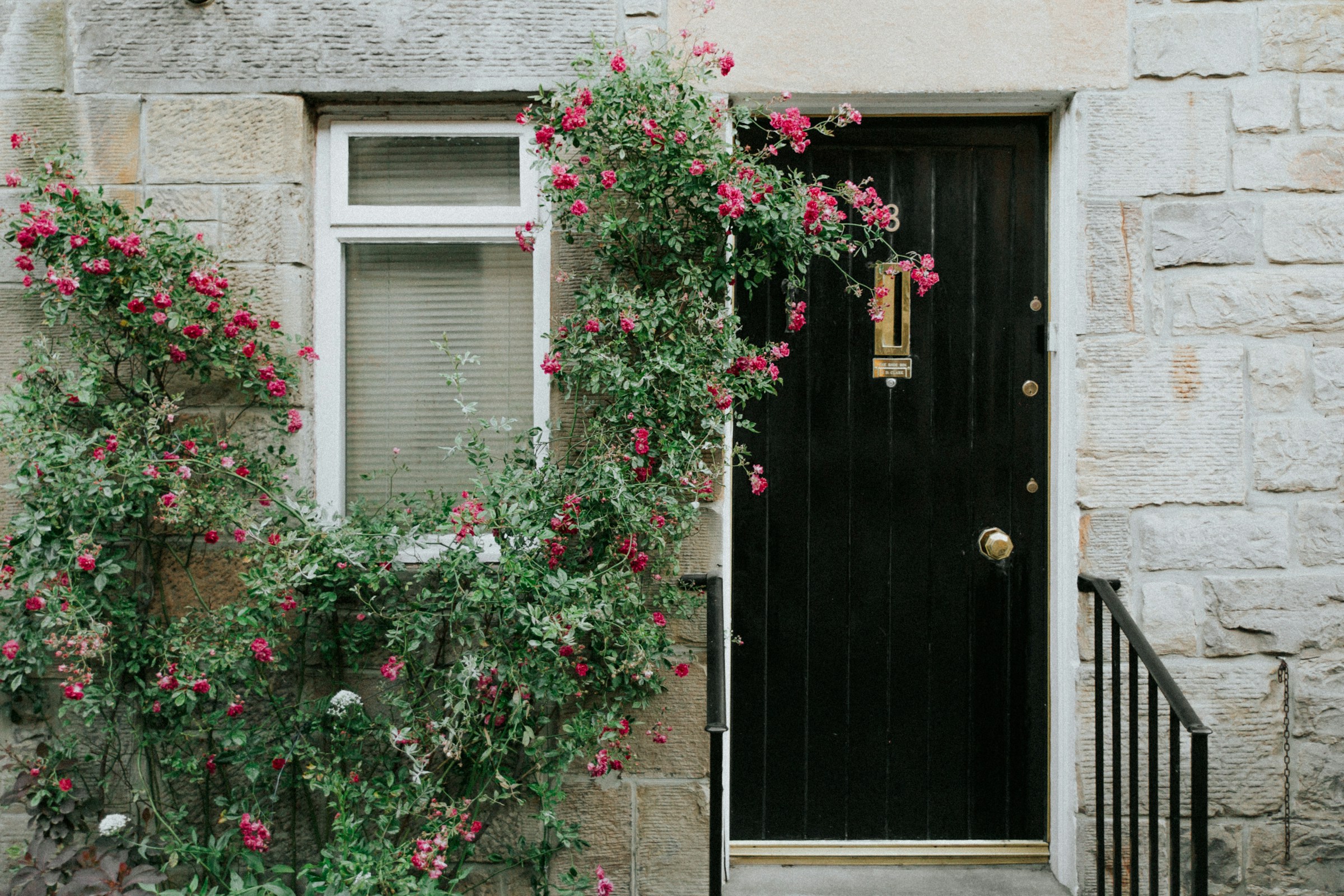 Vista de la puerta principal de una casa | Fuente: Unsplash