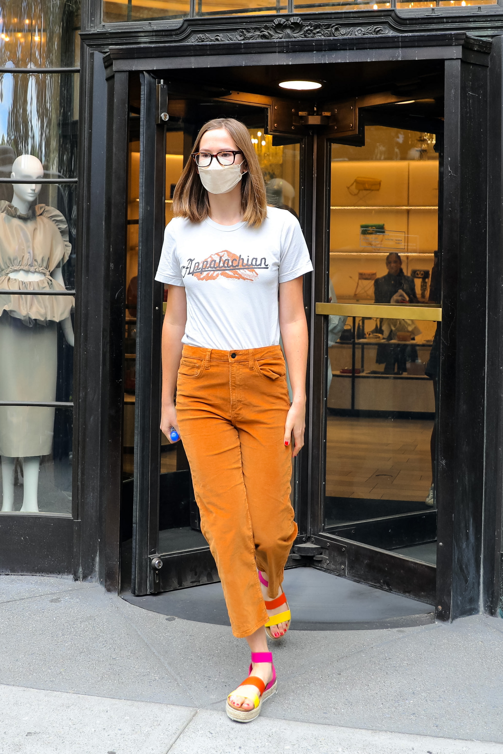 Violet Affleck vista en Nueva York el 14 de agosto de 2022 | Fuente: Getty Images