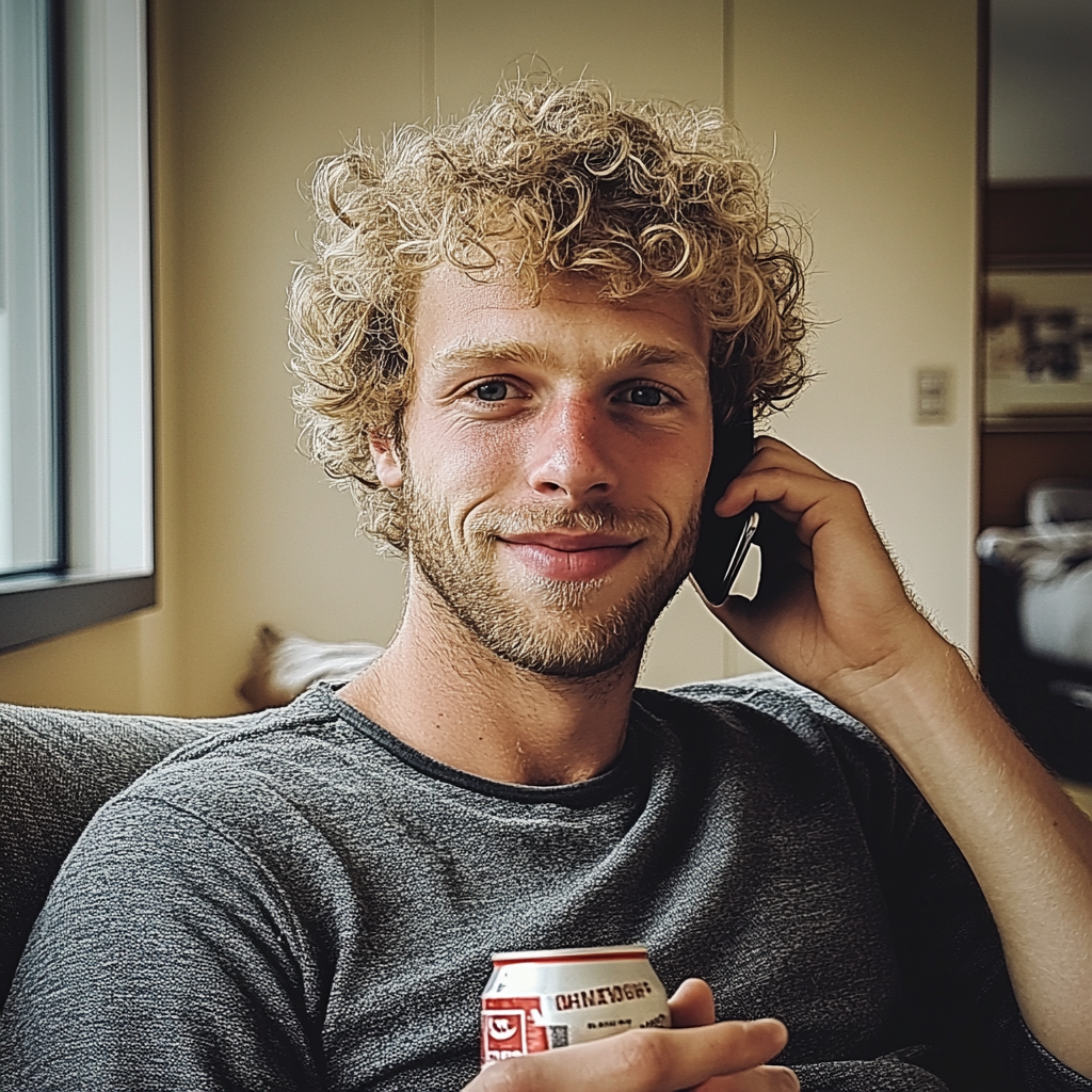 Un hombre hablando por teléfono | Fuente: Midjourney