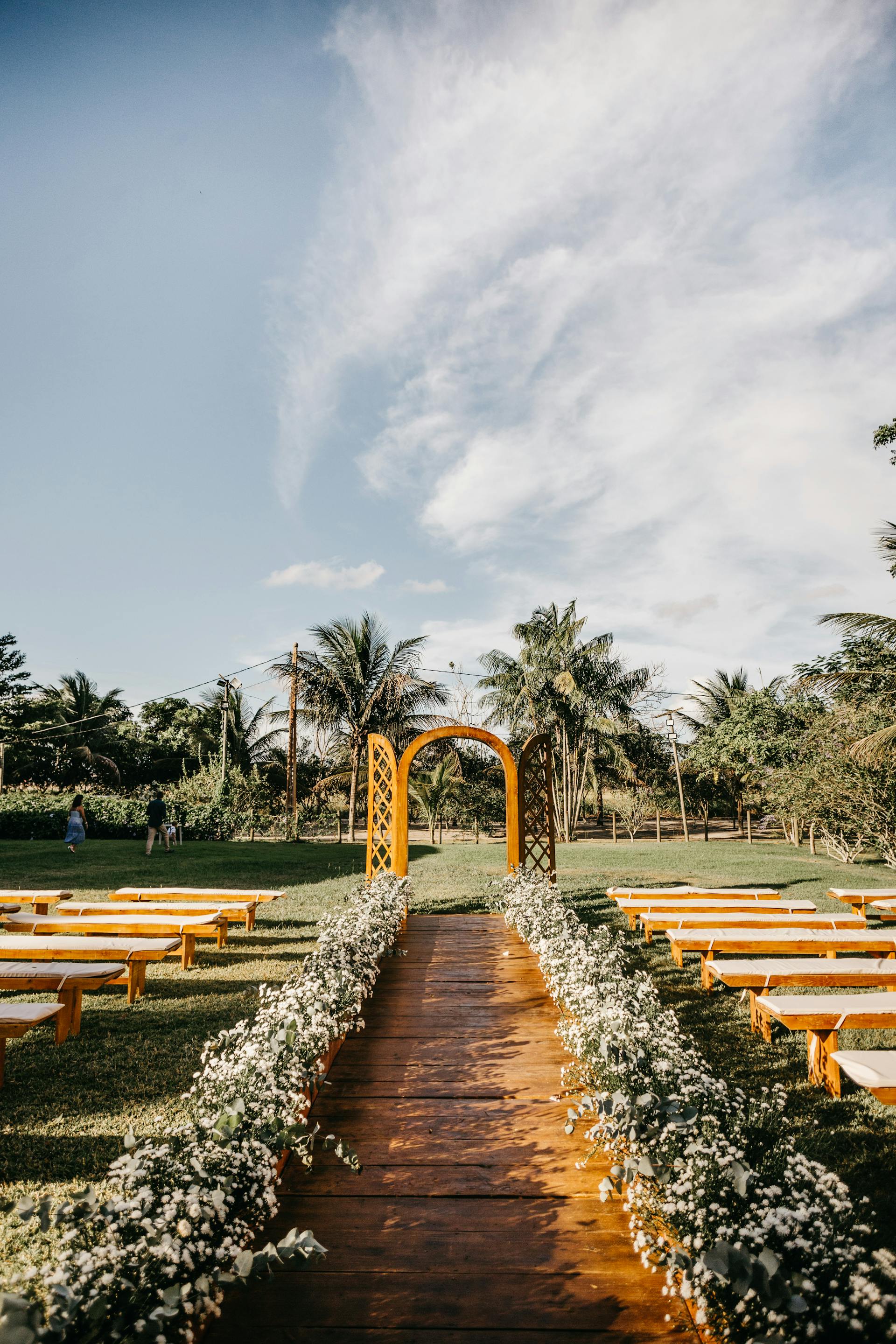 Un lugar de bodas vacío | Foto: Pexels
