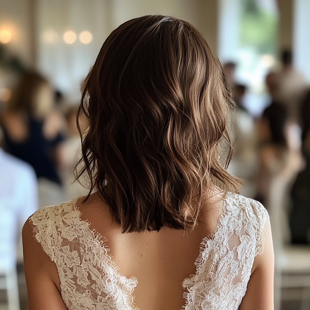 Una novia que se aleja | Fuente: Midjourney