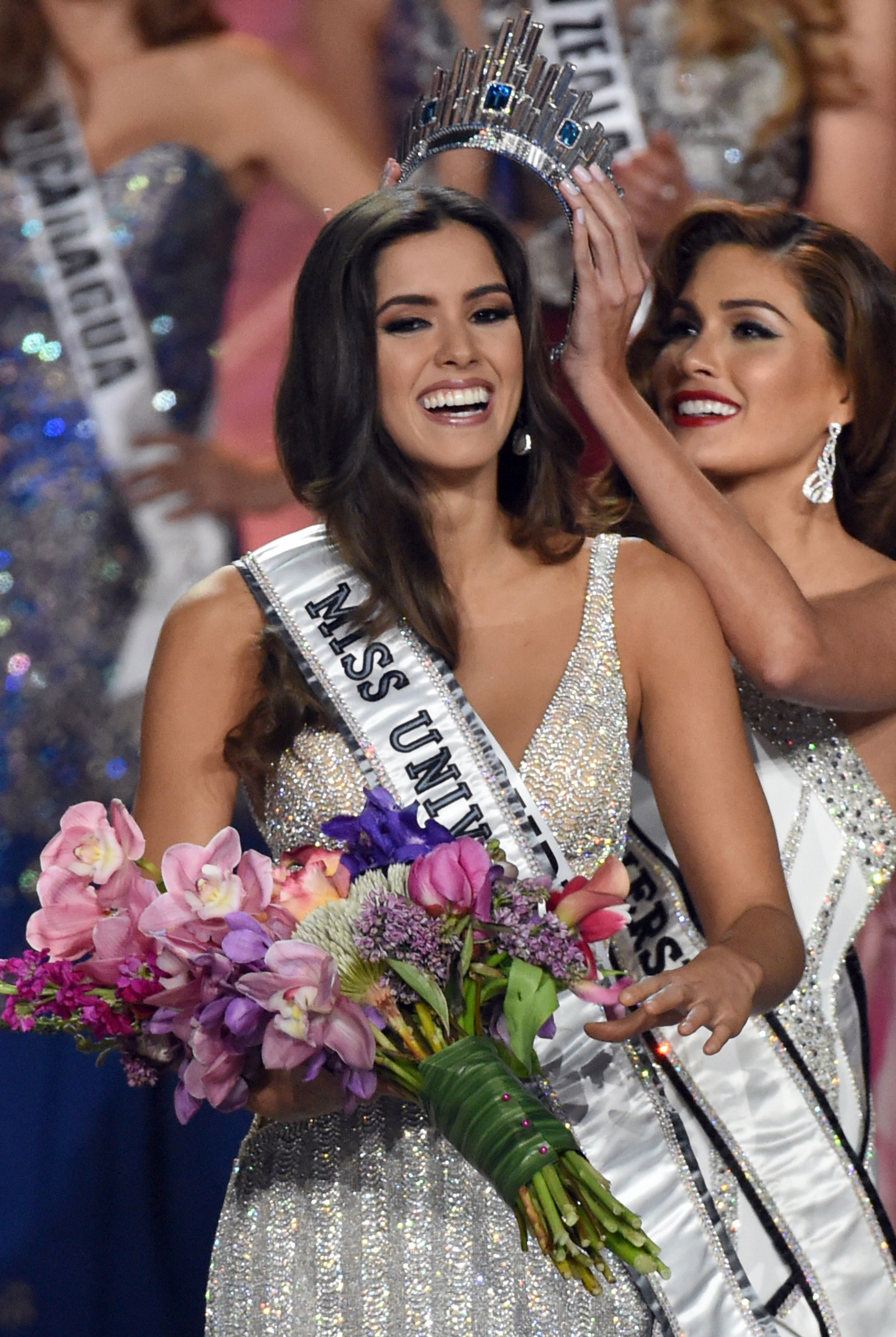 Paulina Vega coronada Miss Universo 2014 durante el 63º Certamen Anual el 25 de enero de 2015, en Miami, Florida | Fuente: Getty Images