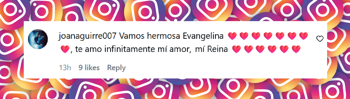 Comentario de un usuario sobre el momento emotivo de Evangelina Anderson en "MasterChef Celebrity" | Fuente: Instagram/masterchefargentina