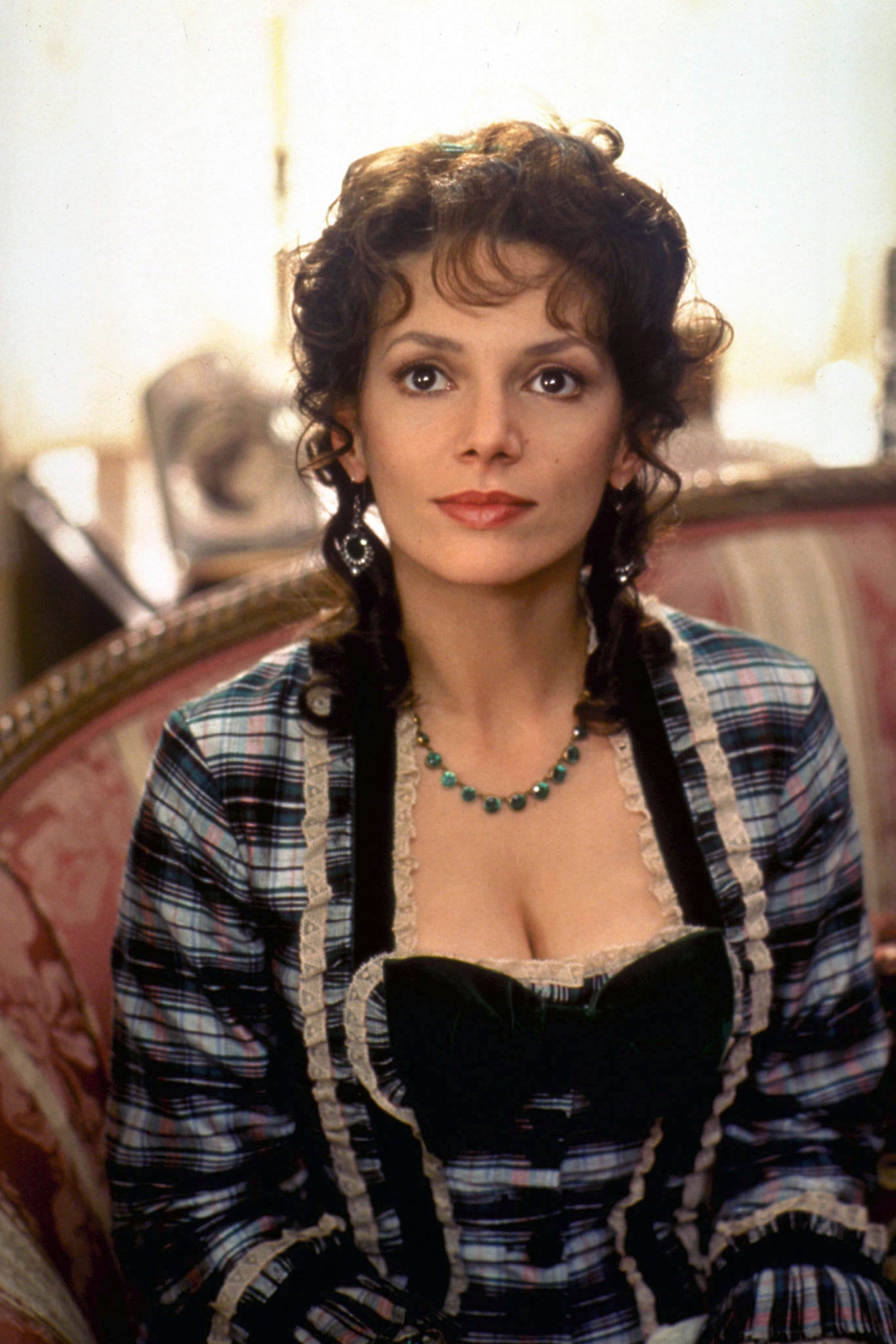 Joanne Whalley-Kilmer en el plató de "Scarlett", 1994 | Fuente: Getty Images