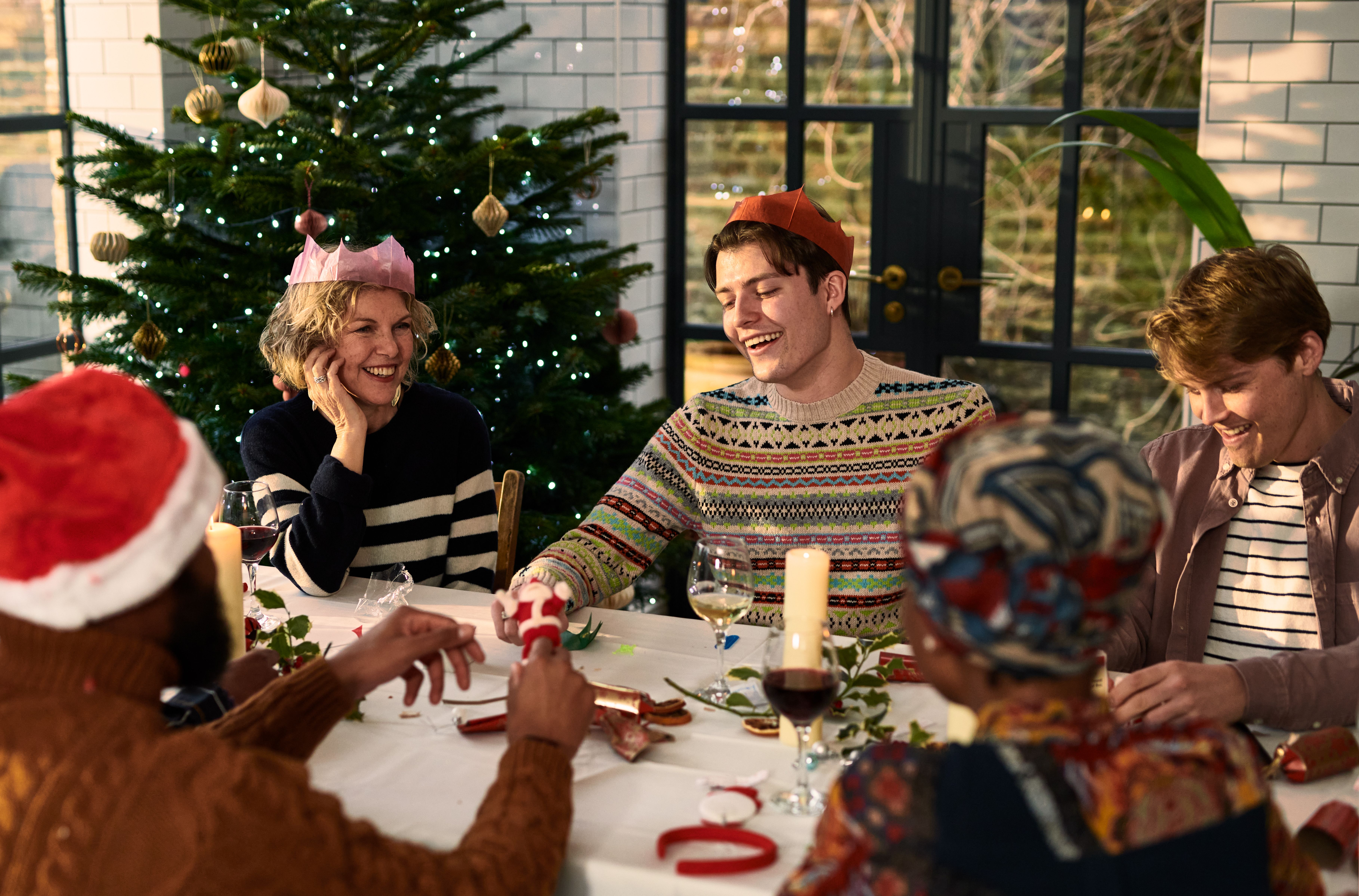 Una celebración navideña en la mesa. | Foto: Getty Images