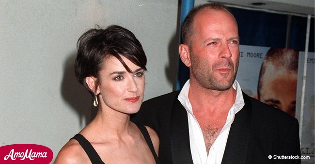 Demi Moore y Bruce Willis se reúnen en conmovedora foto para el cumpleaños 30 de su hija