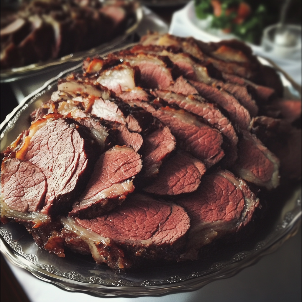 Una bandeja de comida en una boda | Fuente: Midjourney