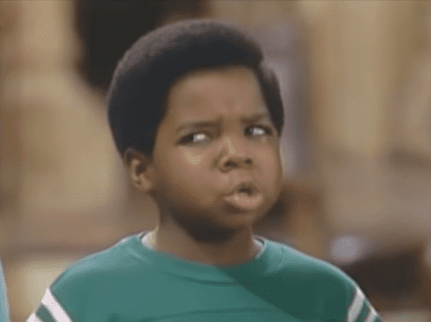 Gary Coleman playing Arnold Jackson in "Black and White."  │Photo: YouTube / ABC News