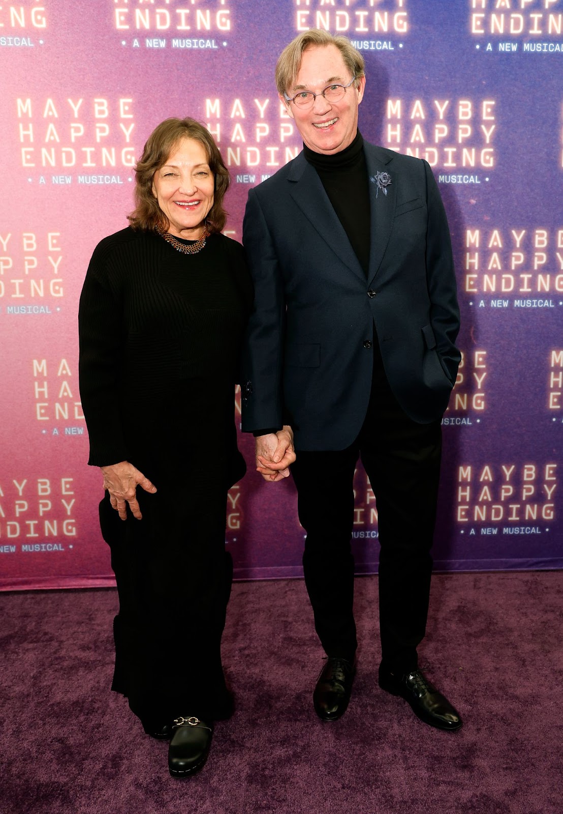 Georgiana Bischoff y Richard Thomas en la celebración de la gala "Maybe Happy Ending" el 11 de noviembre de 2024, en Nueva York | Fuente: Getty Images