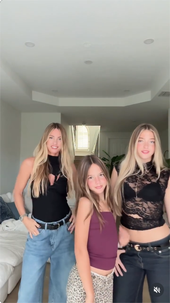 Rocío Guirao Díaz junto a sus hijas Aitana Paladini y Roma Paladini | Fuente: Instagram/ rocioguiraodiaz