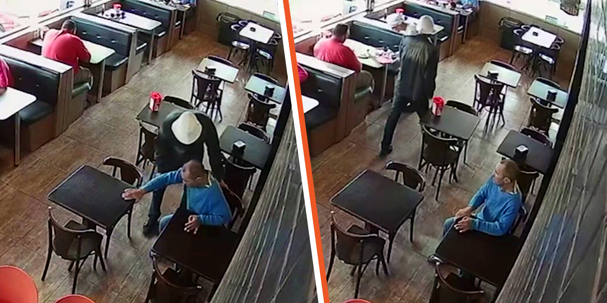 Hombre abandona a su padre en un restaurante | Foto: facebook.com/bandjornalismo