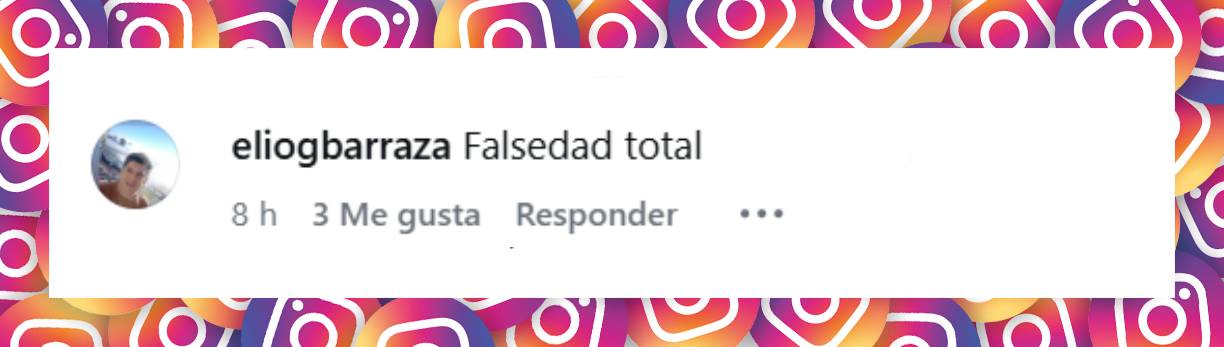 Comentario de un usuario | Fuente: Instagram/lanacioncom
