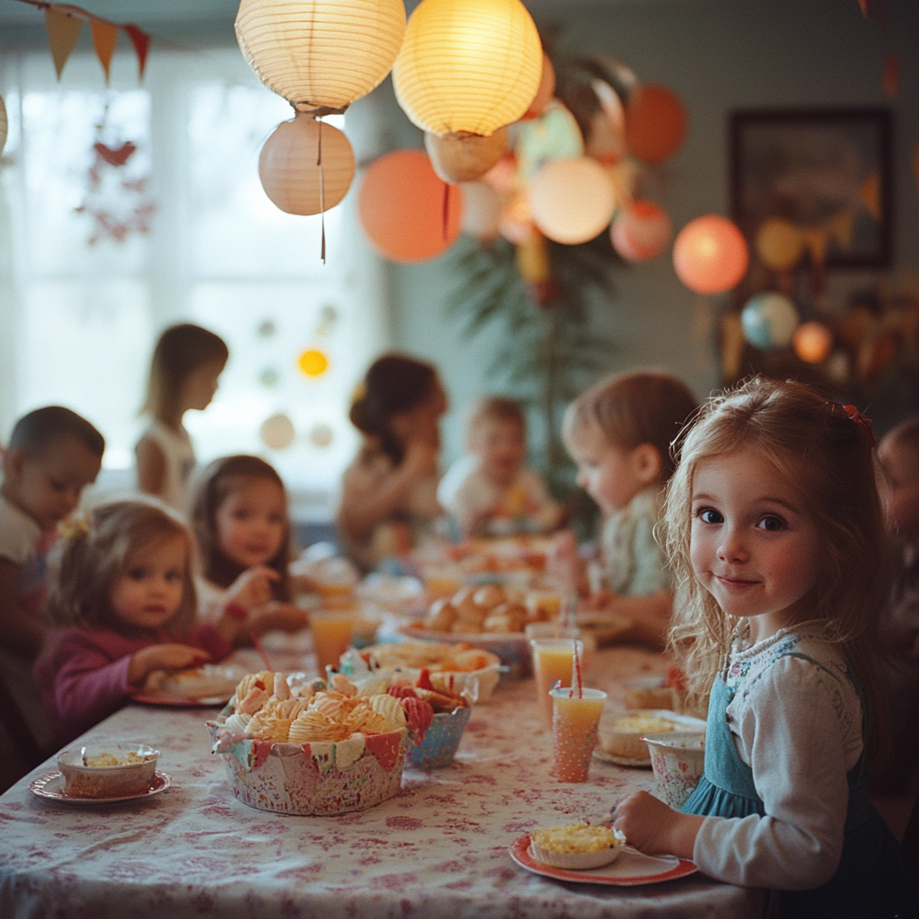 Niños en una fiesta de cumpleaños | Fuente: Midjourney