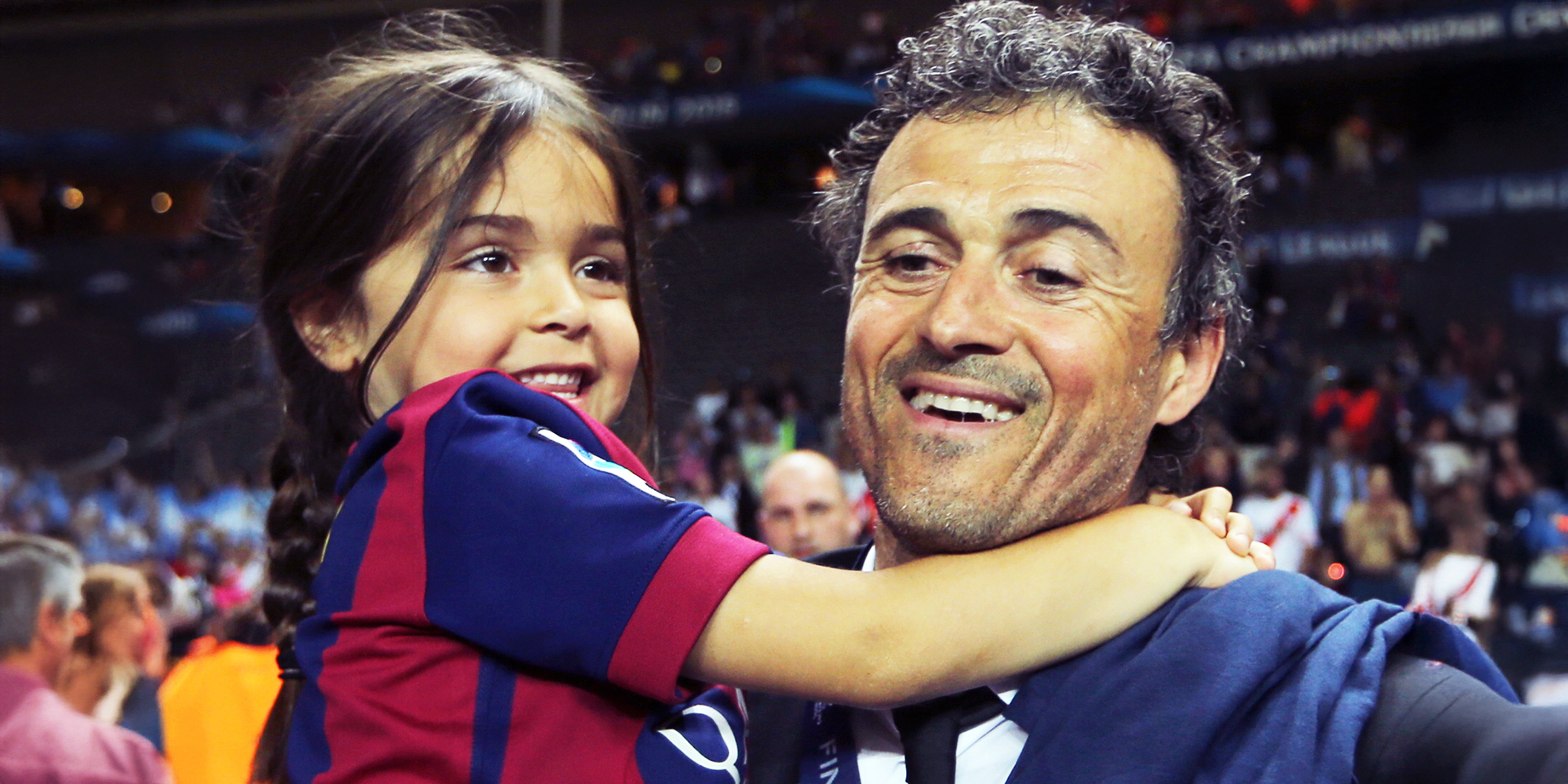 Luis Enrique y su hija Xana | Fuente: Getty Images