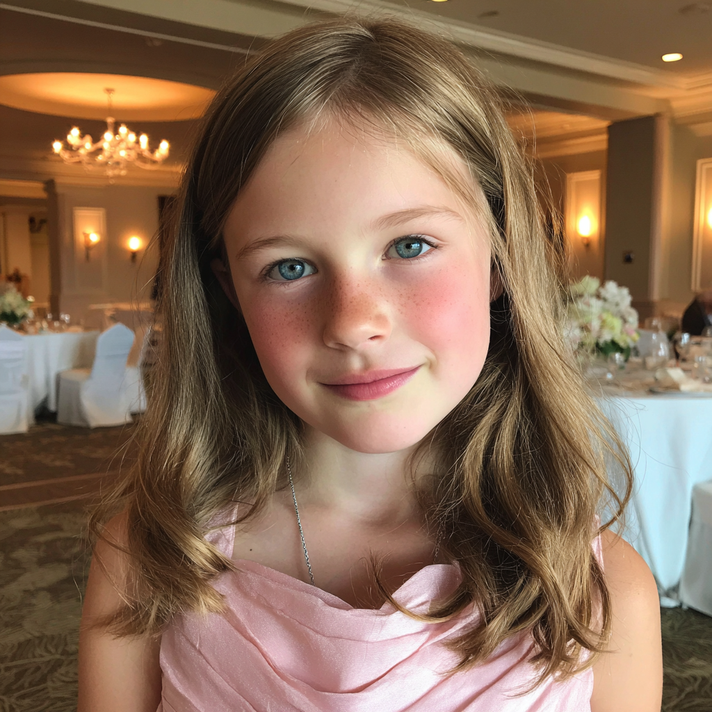 Una niña sonriente | Fuente: Midjourney