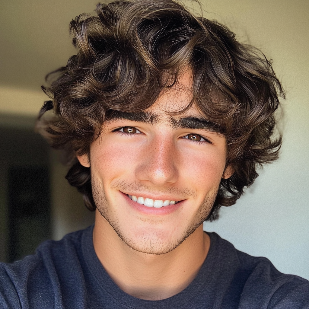 Una adolescente sonriente | Fuente: Midjourney