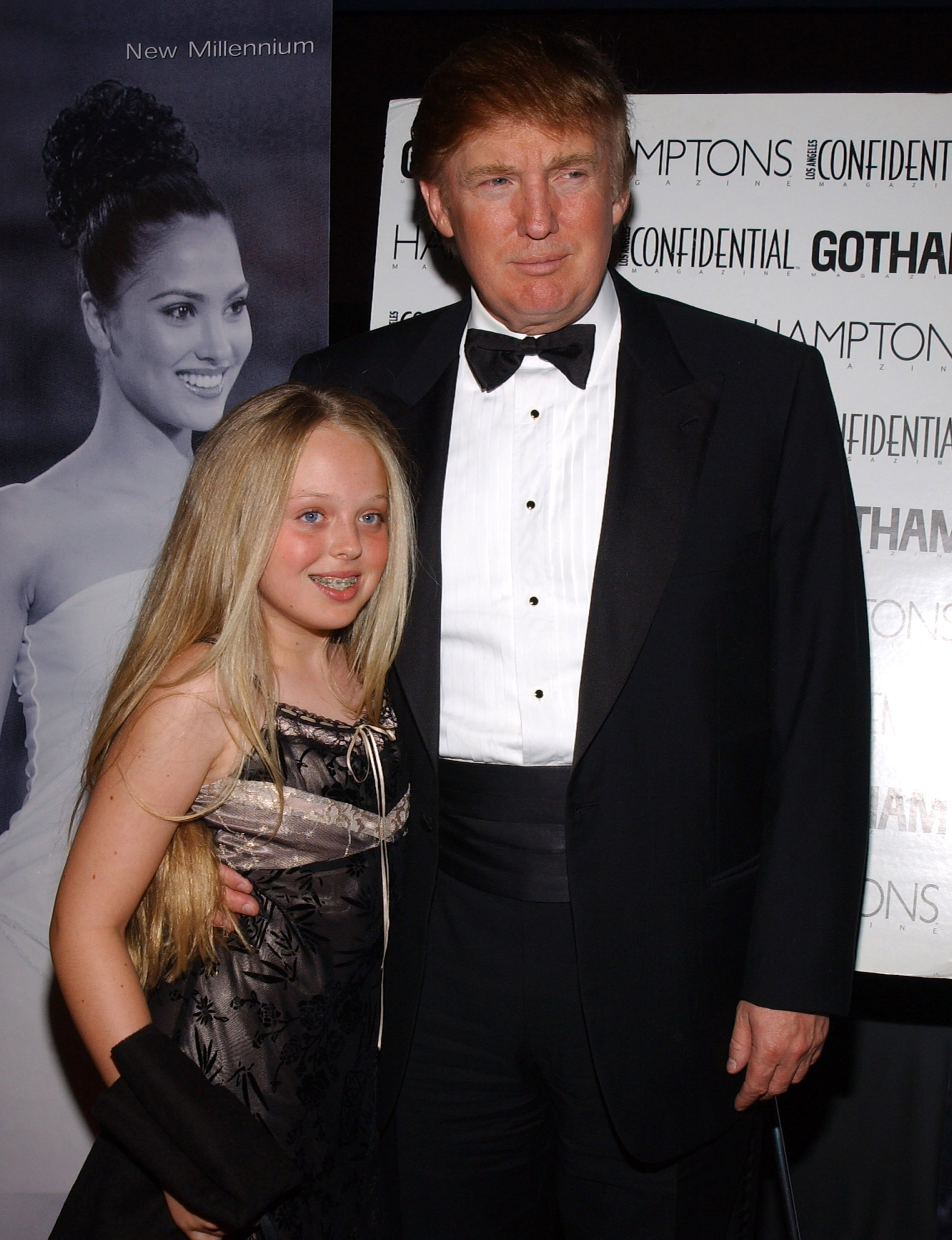 Donald Trump y su hija durante la fiesta posterior al 53º Certamen Anual de Miss EE.UU. en 2004 en Hollywood, California | Fuente: Getty Images