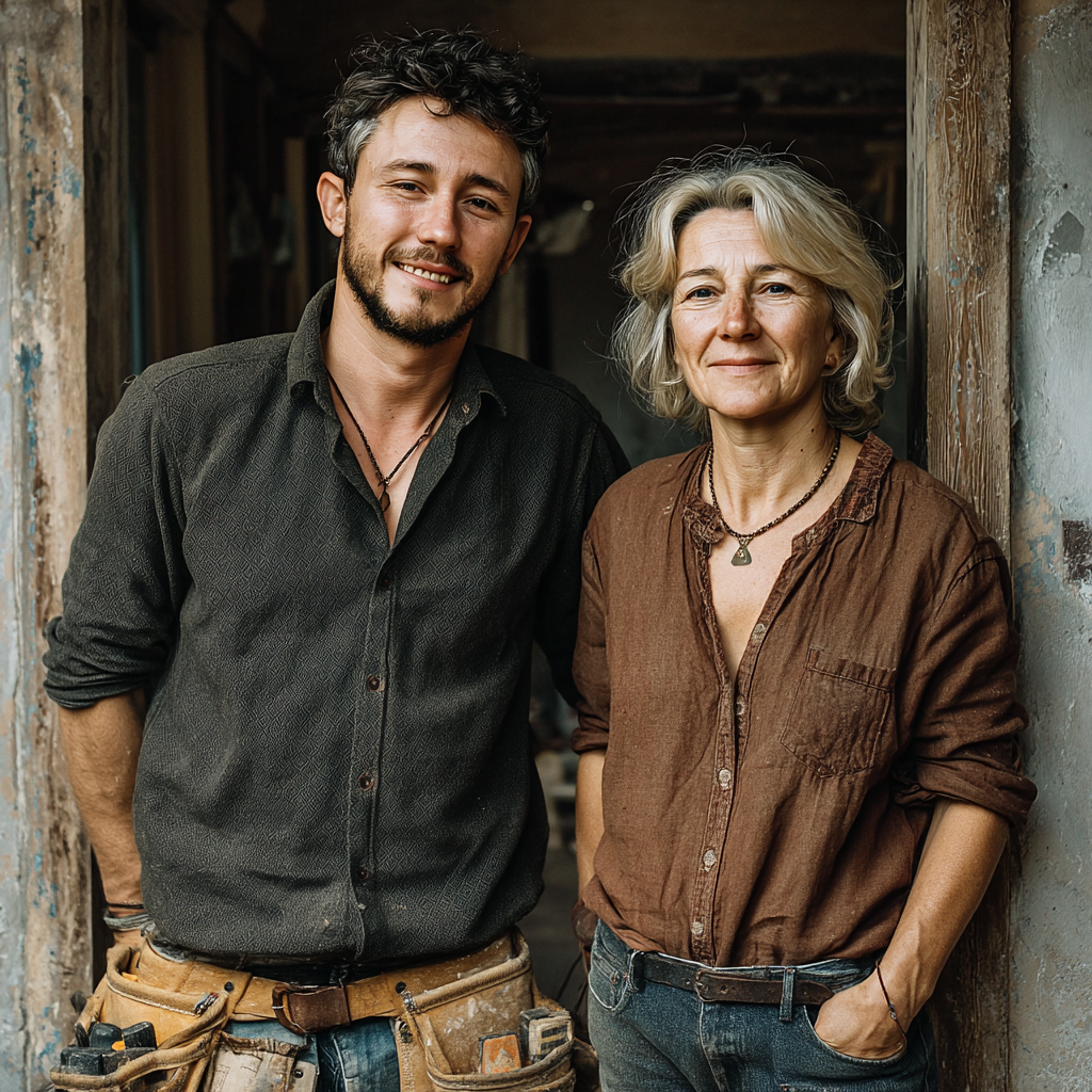 Una madre y su hijo juntos | Fuente: Midjourney
