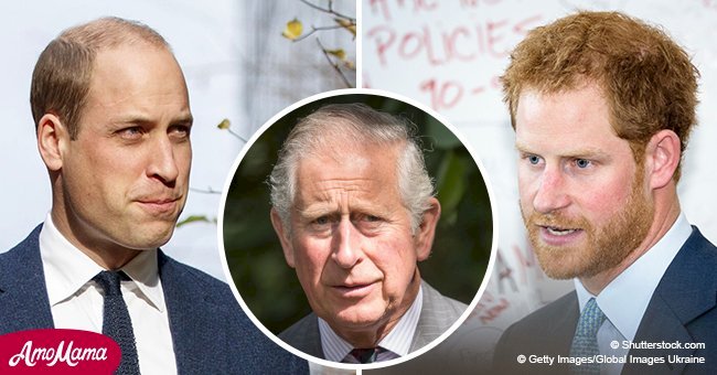 Príncipes William y Harry expresan preocupación por el 70mo cumpleaños de su padre Carlos