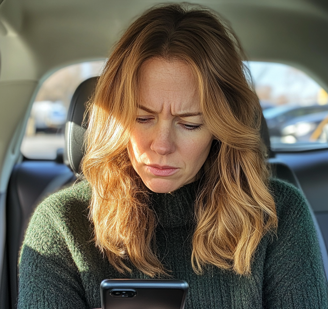 Una mujer mirando su teléfono | Fuente: Midjourney