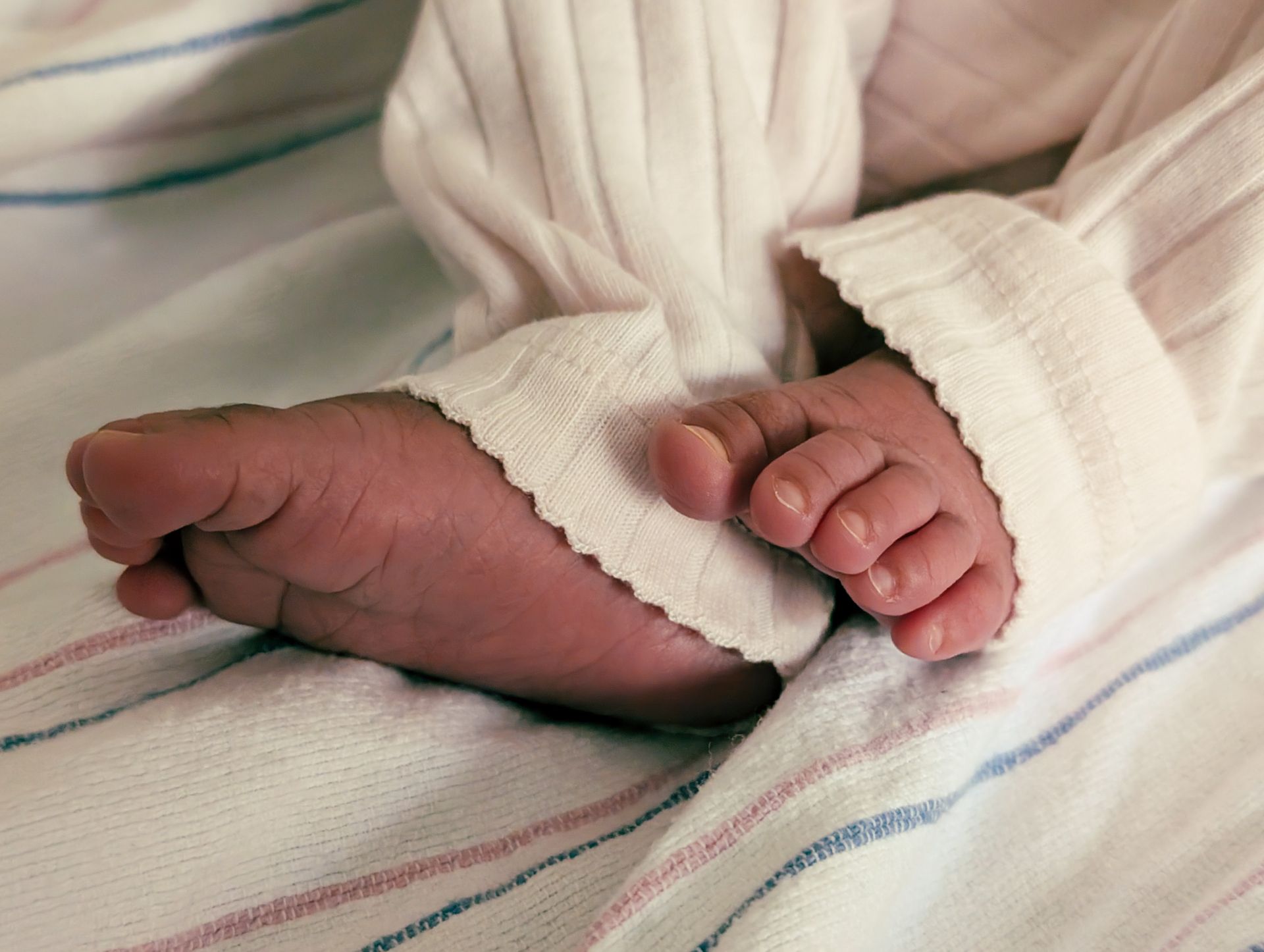 Los pies de un bebé | Fuente: Pexels