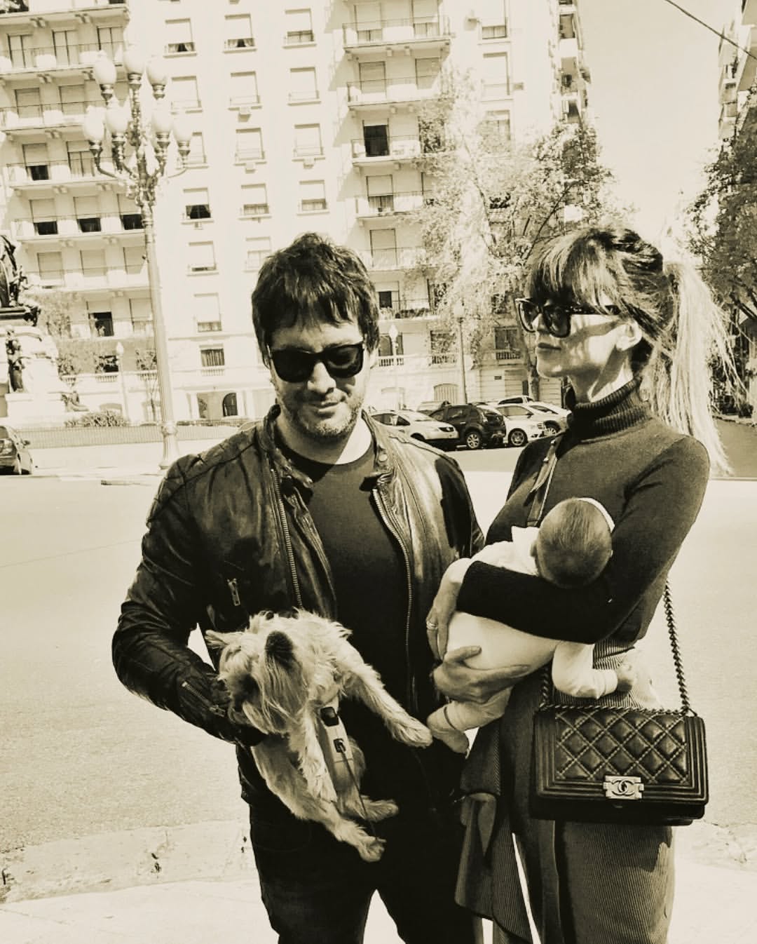 Solange Abraham y Marcelo Da Corte junto a su hija Delfina | Fuente: Instagram/solcitoabraham