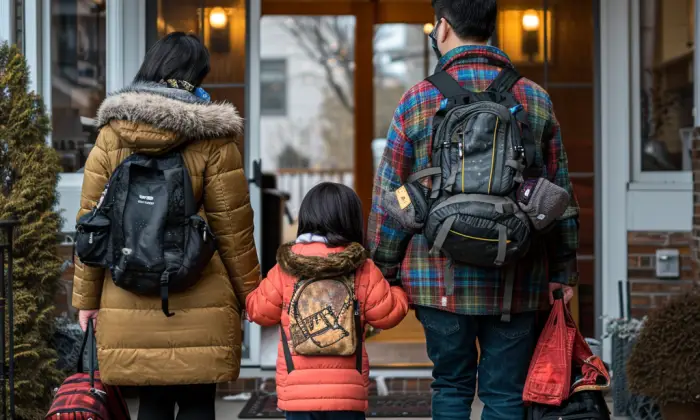 Linda y su familia hacen las maletas y abandonan la casa | Fuente: Pexels