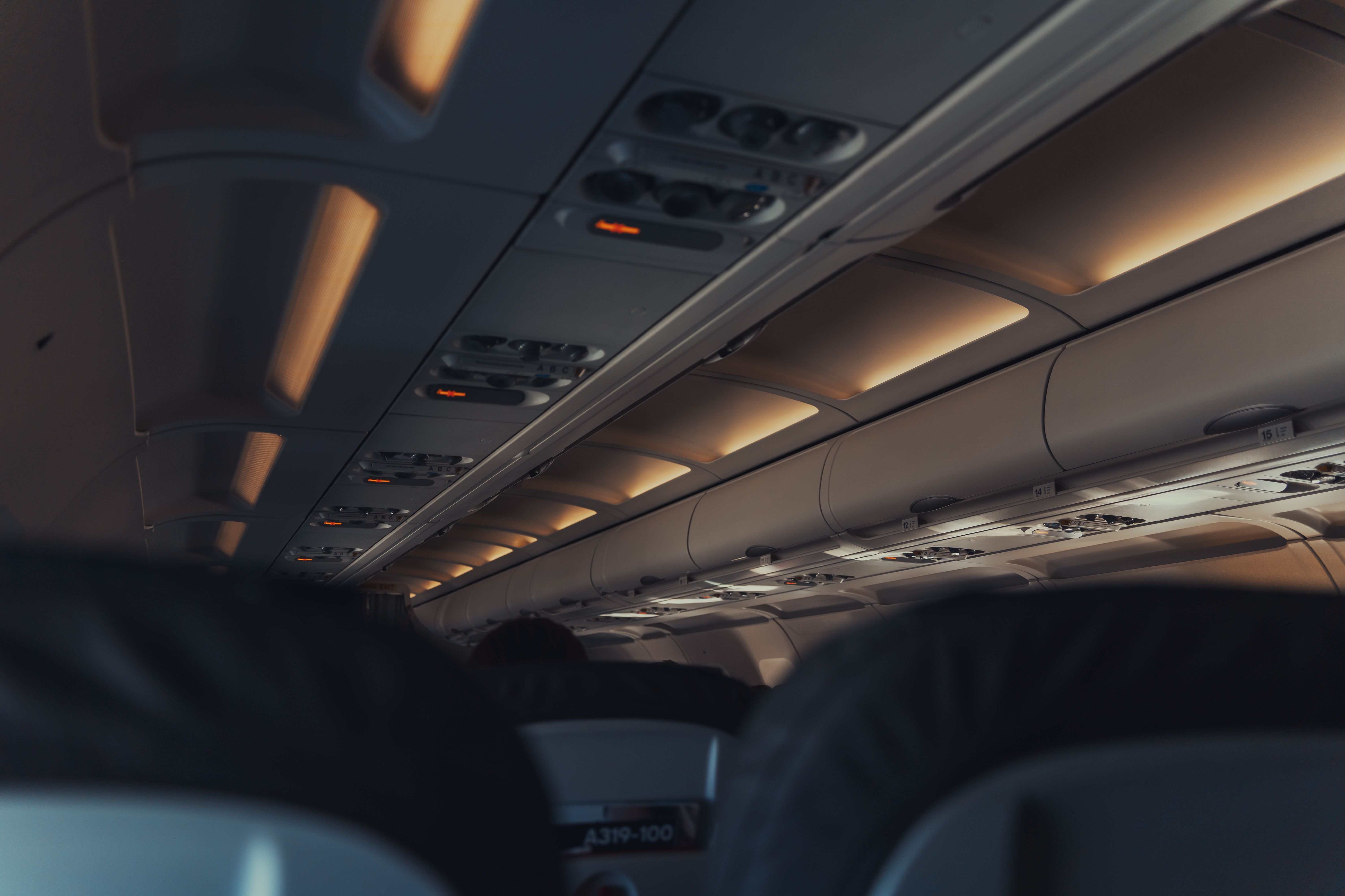 El interior de un avión | Fuente: Pexels