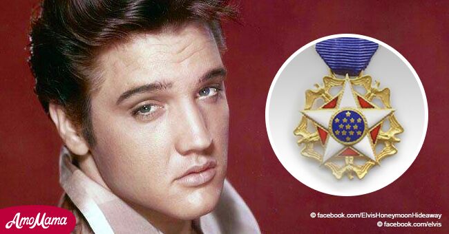 Elvis Presley recibe Medalla Presidencial 41 años después de su muerte