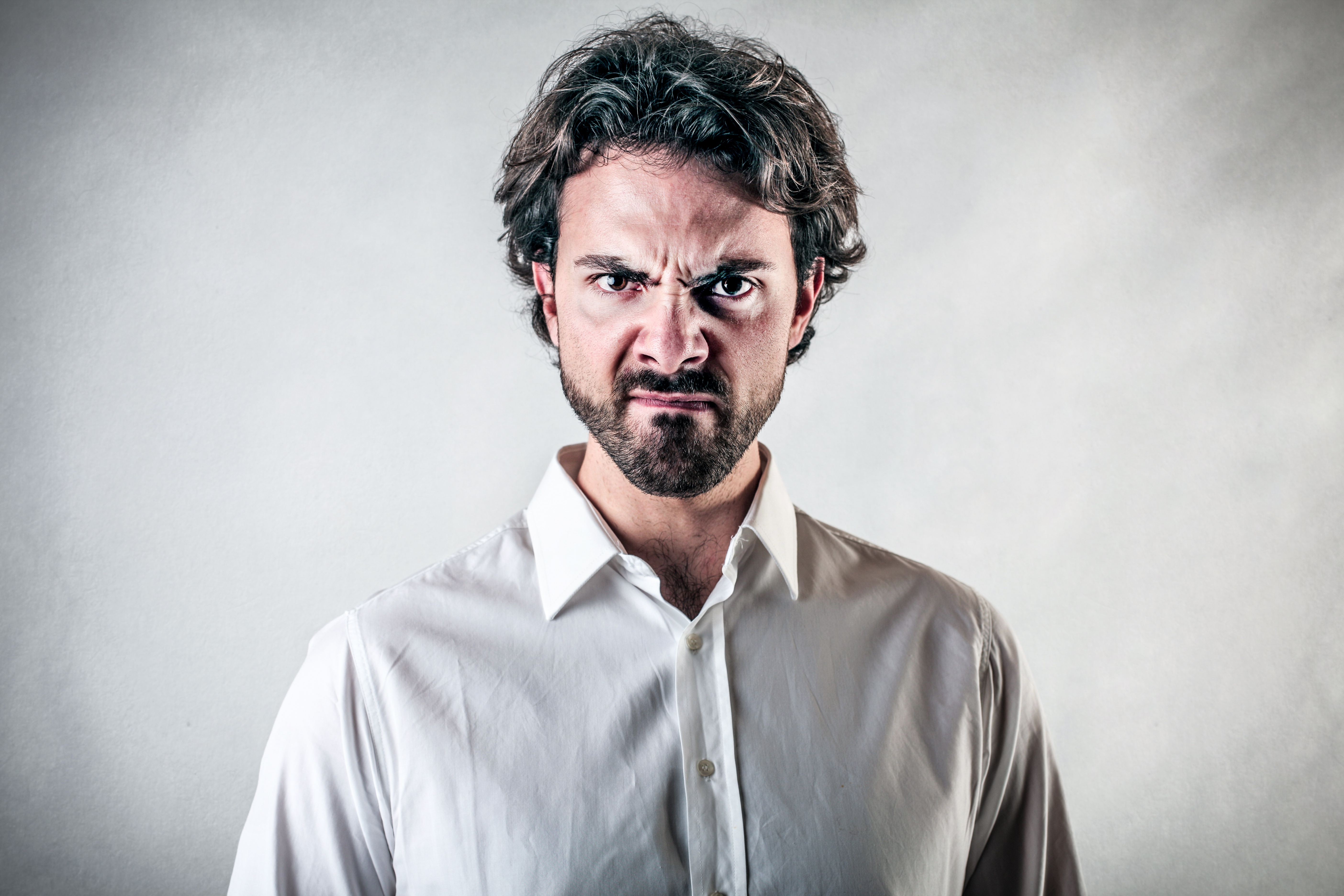 Hombre enfadado | Foto: Shutterstock