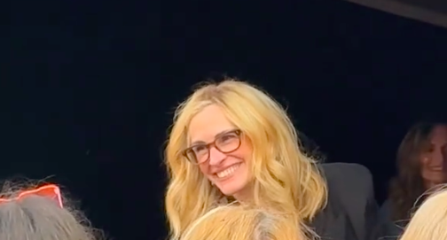 Julia Roberts interactuando con fans en el concierto de Taylor Swift en Dublín, publicado el 1 de julio de 2024 | Fuente: TikTok/kelleyfarrelly