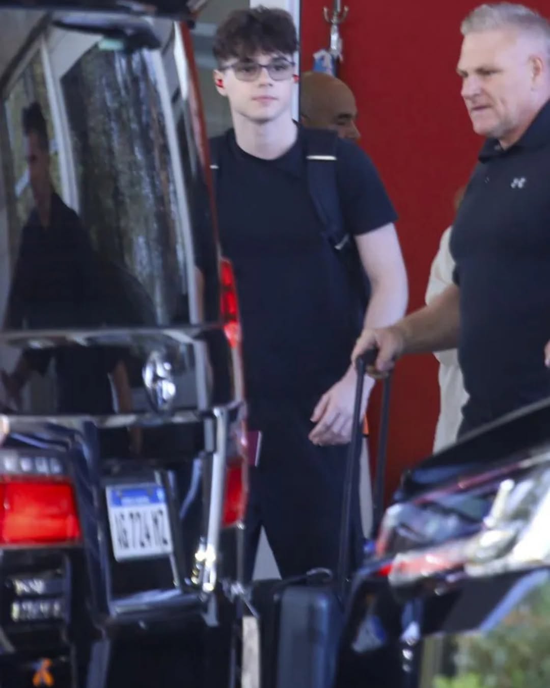 Valentino Martin llegando a Buenos Aires, Argentina | Fuente: Instagram/cosasperu