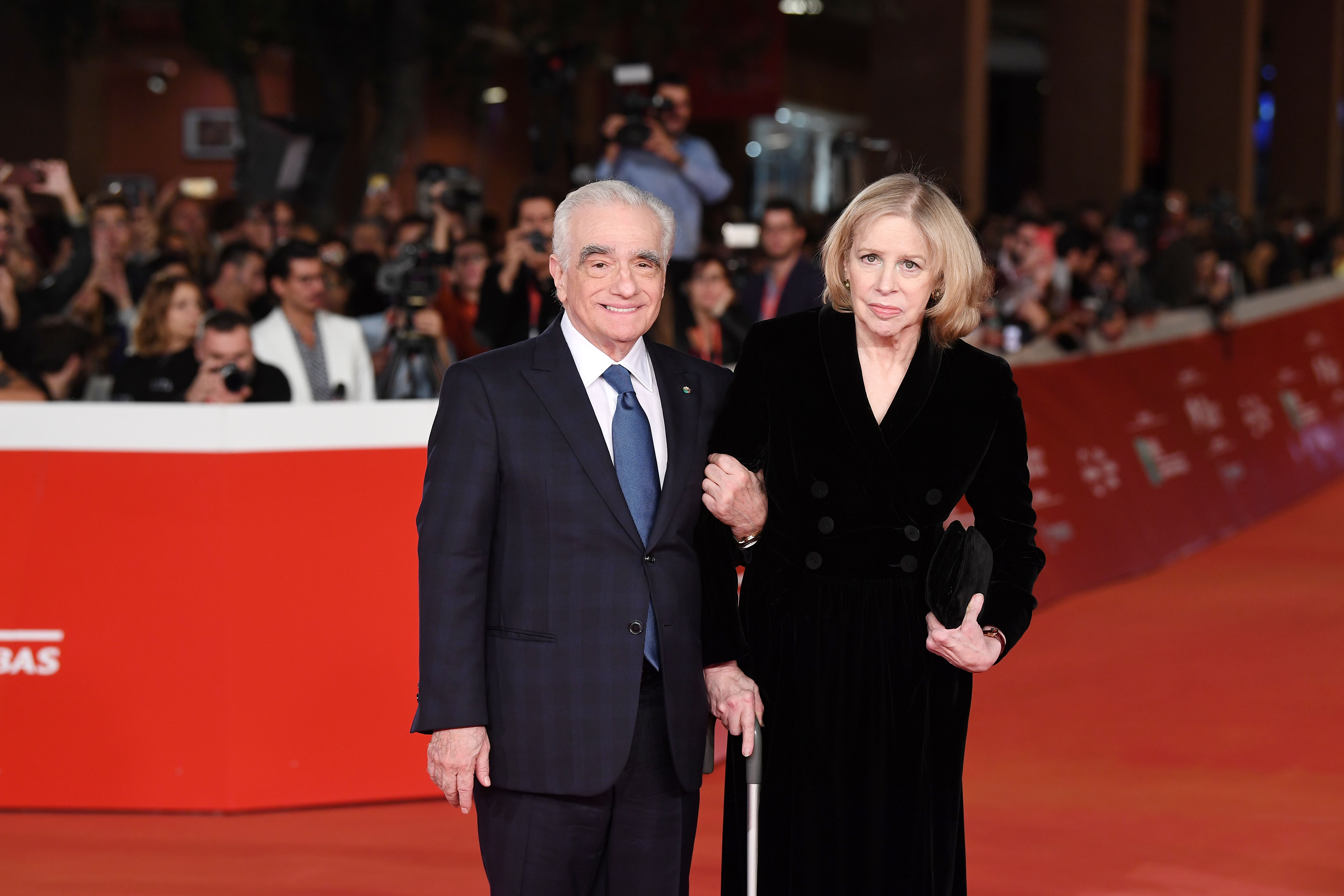 Helen Morris y Martin Scoresese en el 14º Festival de Cine de Roma en Roma, Italia, el 21 de octubre de 2019 | Fuente: Getty Images