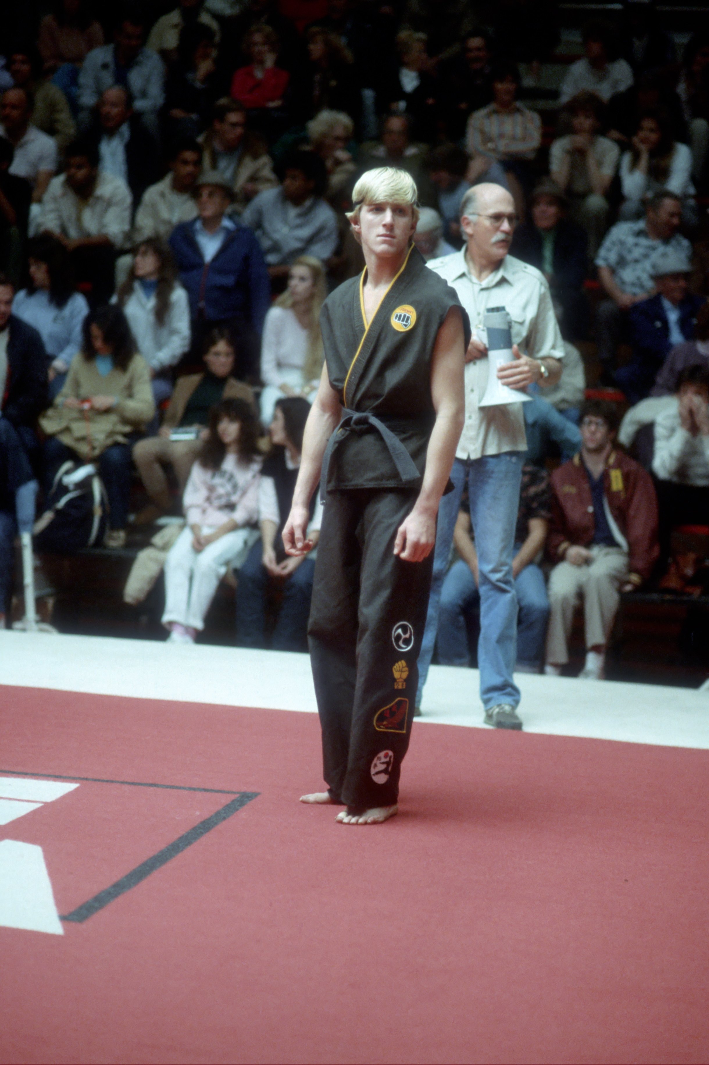 El actor en el plató de "The Karate Kid", 1984 | Fuente: Getty Images