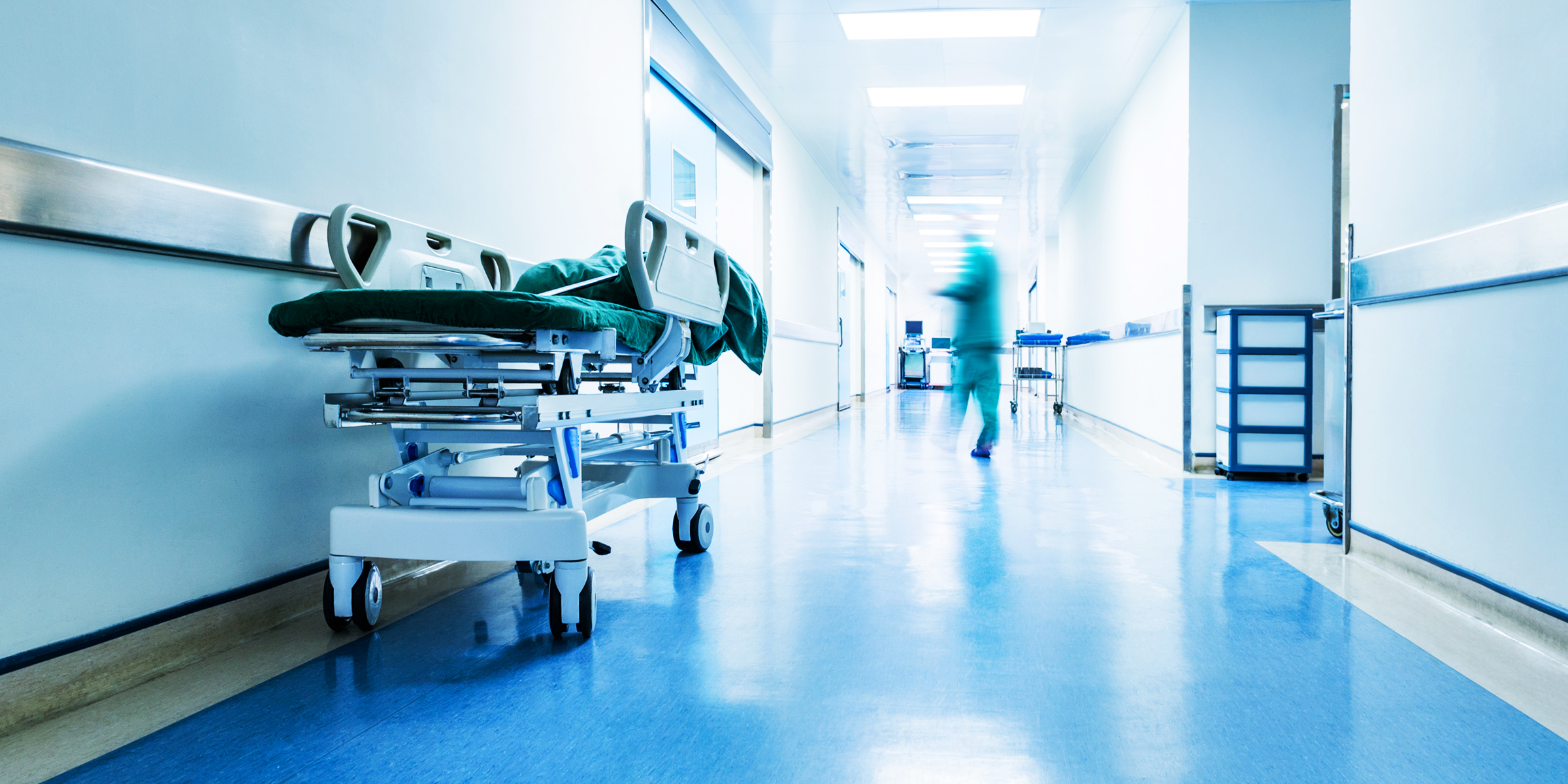 Pasillo de un hospital | Foto: Shutterstock