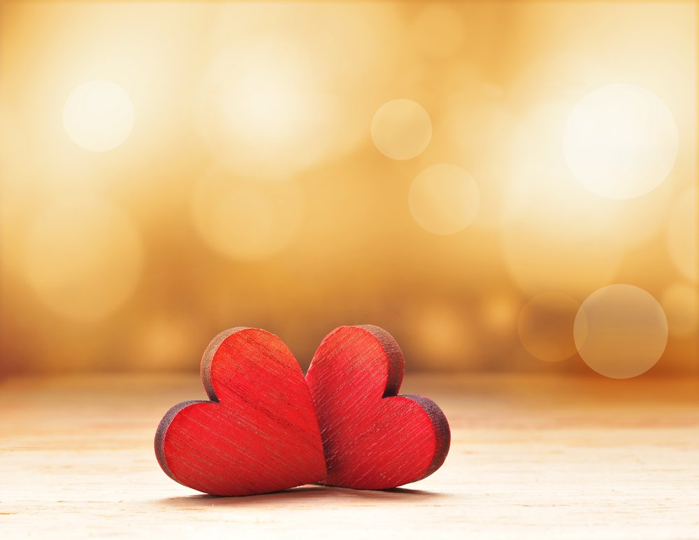 Dos corazones juntos.| Fuente: Shutterstock