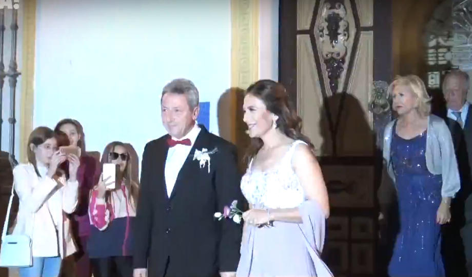 Boda de Alonso Guerrero y María Dolores Corral Murillo | Fuente: youtube.com/¡HOLA!