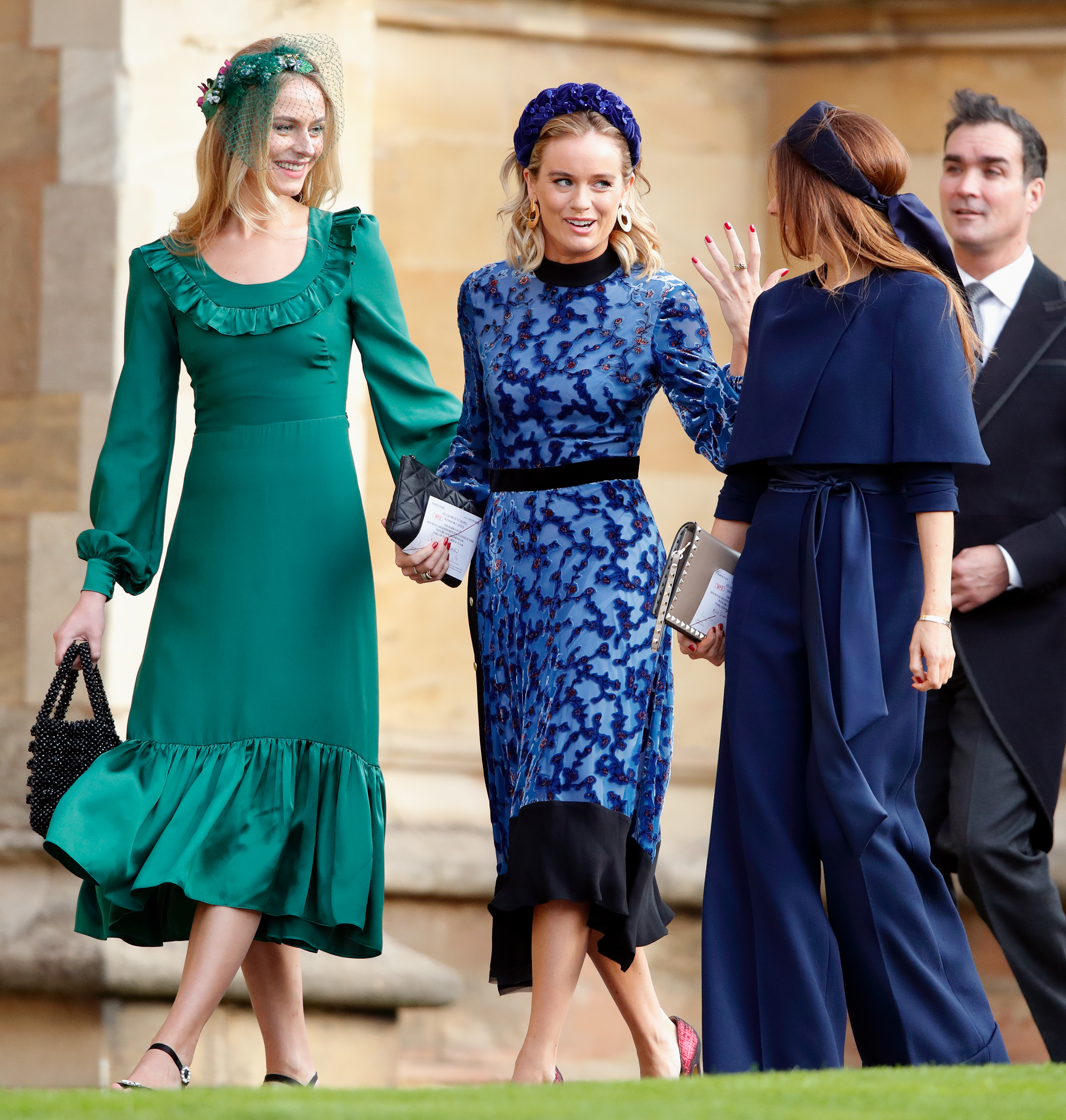 Cressida Bonas asiste a la boda de la princesa Eugenie y Jack Brooksbank en la capilla de San Jorge el 12 de octubre de 2018 en Windsor, Inglaterra. | Fuente: Getty Images