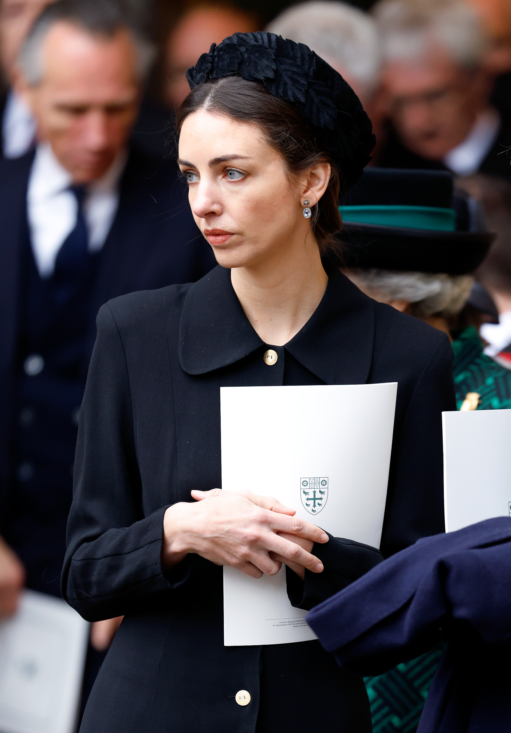 Rose Hanbury, marquesa de Cholmondeley asiste a un Servicio de Acción de Gracias por la vida del Príncipe Philip, Duque de Edimburgo en la Abadía de Westminster en Londres, Inglaterra, el 29 de marzo de 2022 | Foto: Getty Images