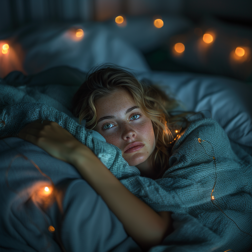 Julia insomne | Foto: Midjourney
