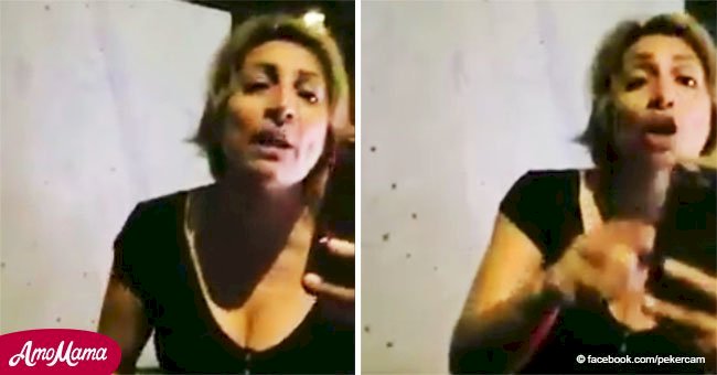 Mujer latina furiosa causa indignación por su dura discriminación a otro inmigrante