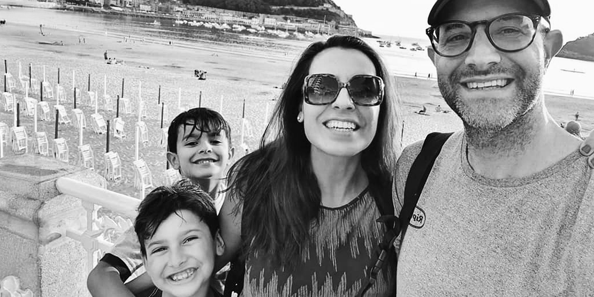 Laura Leguizamón con su esposo Adrián y sus hijos Ian e Ivo | Fuente: Facebook/laura.leguizamon.1044
